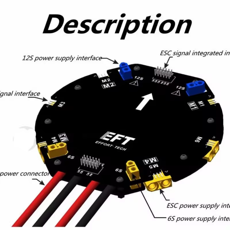 EFT Grote Stroomverdeelplaat P - Drone Power Distribution Board recensie en prijs