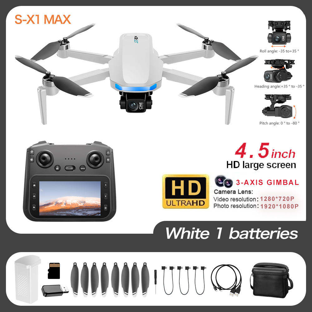 S-X1 Pro 4K GPS-drone met 3-as - Jjrc Drone X12 recensie en prijs