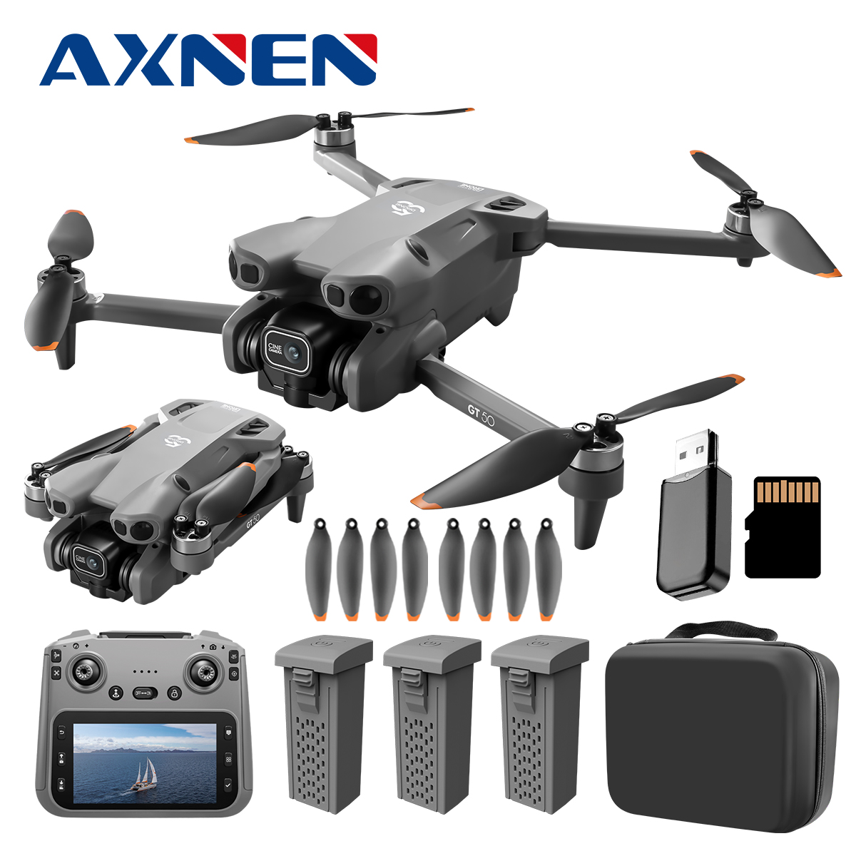 Nieuwe GT50 Drone 4,3-inch sch - Jjrc Drone X12 recensie en prijs